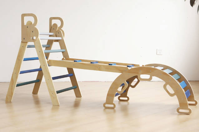 Klaar om uw kinderen ons houten klimframe in uw achtertuin te laten veroveren?