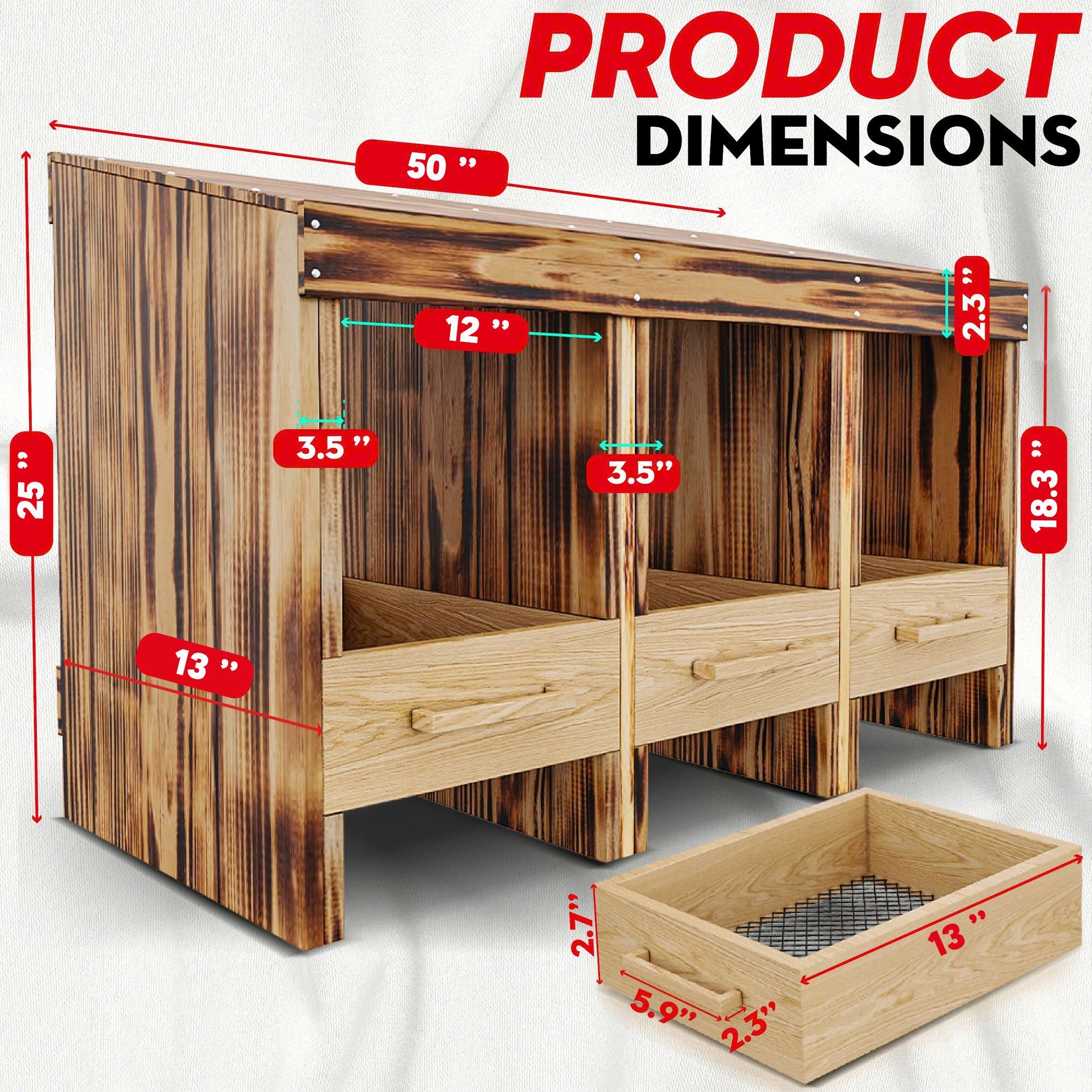 Coole Fir Wood Chicken Coop