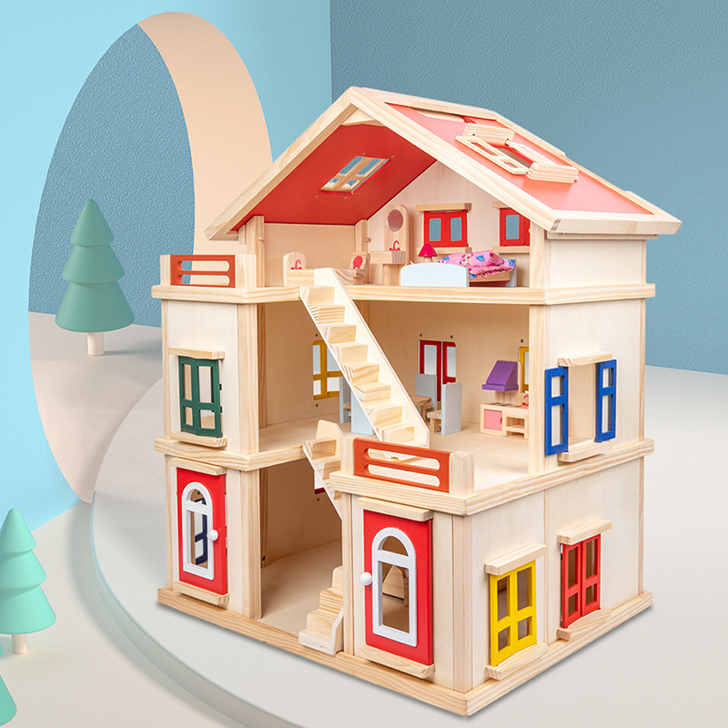Een houten poppenhuis nodig voor peuters dat zowel leuk als duurzaam is?